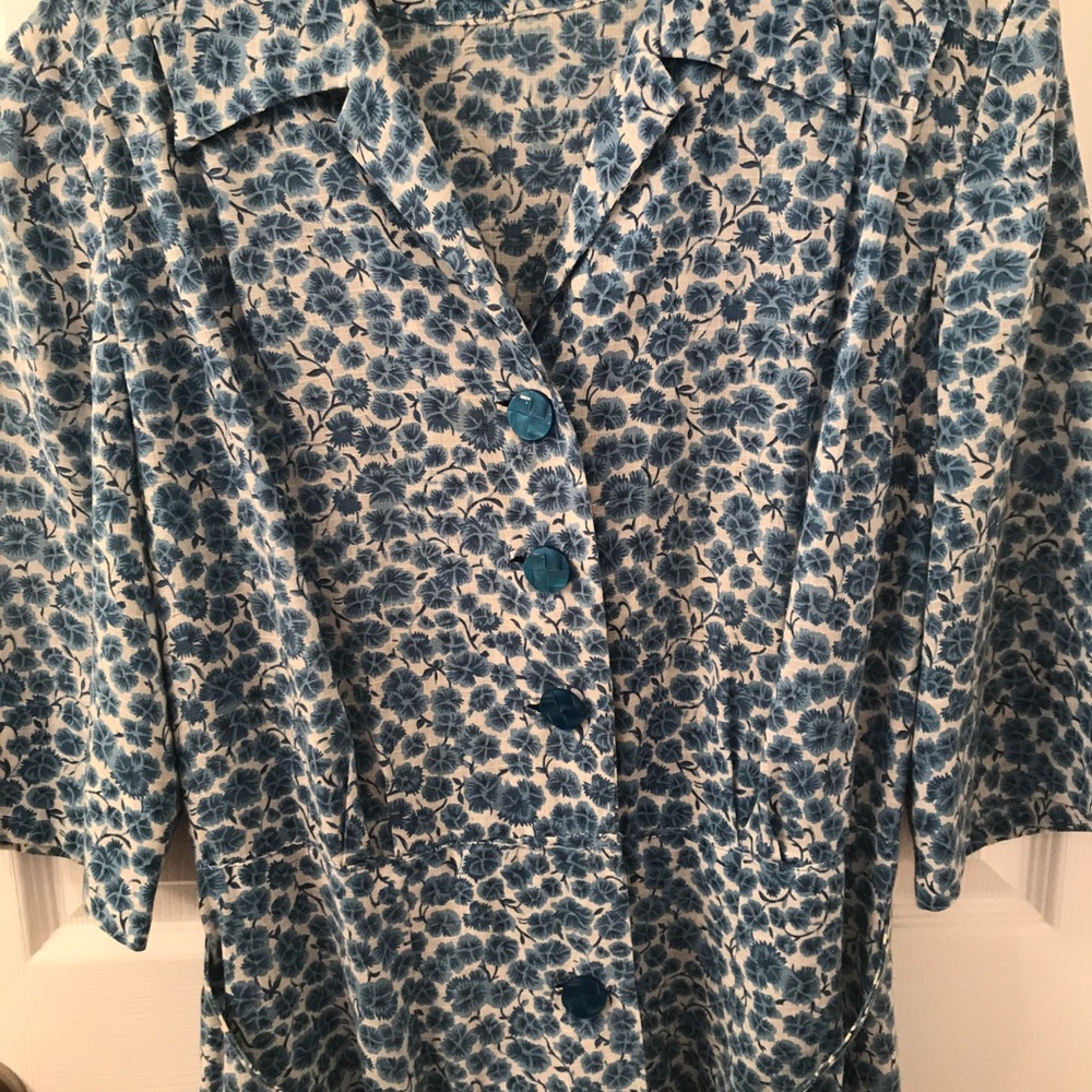 Vintage Cotton Dress w/ Matching Belt